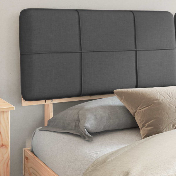 Sänkyrunko verhoillulla päädyn Tumma harmaa 6FT Super King Size