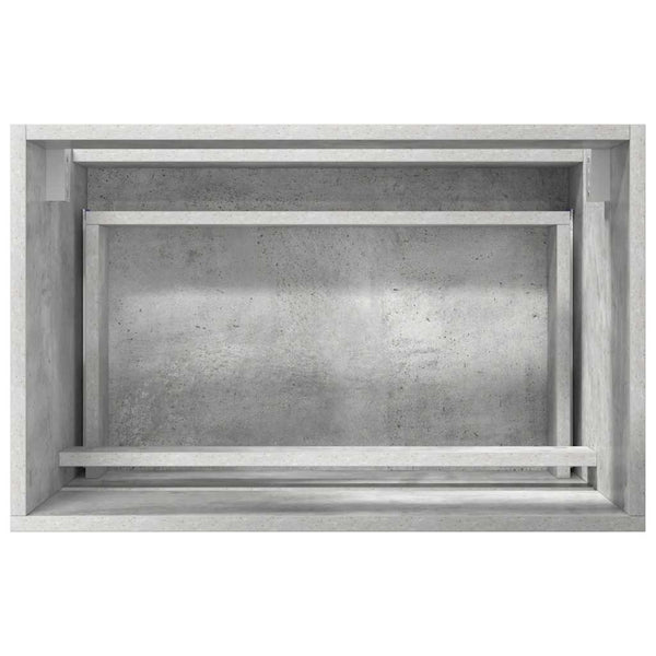 Kylpyhuonekalustesetti Betoni Harmaa 60 x 38,3 x 45 cm