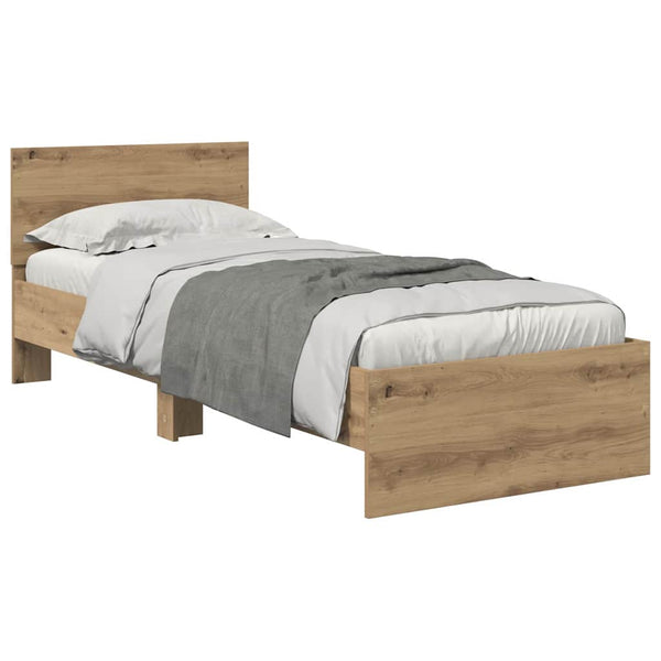 Artisan tammi sängyn runko 2FT6 Small Single teknistä puuta