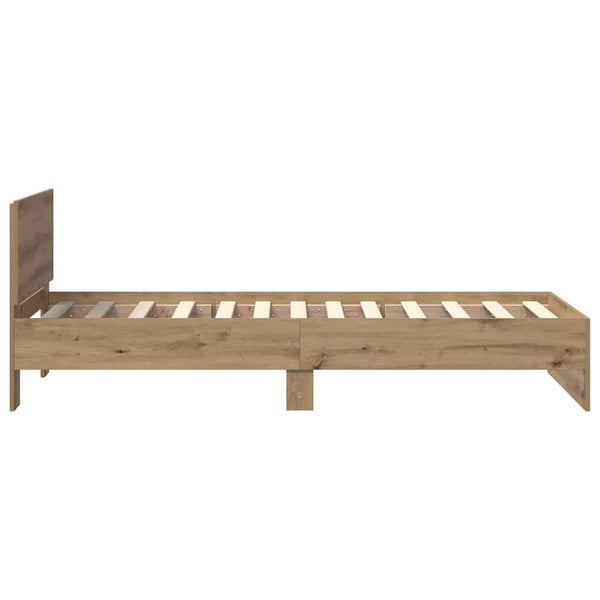 Artisan tammi sängyn runko 2FT6 Small Single teknistä puuta