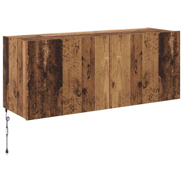 TV-seinäkaappi Vanha Puu 100 x 35 x 41 cm Tekninen puu