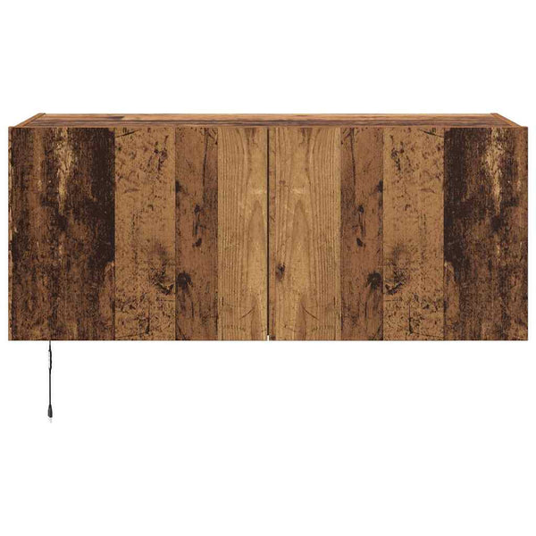 TV-seinäkaappi Vanha Puu 100 x 35 x 41 cm Tekninen puu