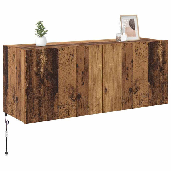 TV-seinäkaappi Vanha Puu 100 x 35 x 41 cm Tekninen puu