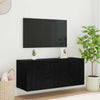 TV-seinäkaappi Musta tammi. 100 x 35 x 41 cm Tekninen puu
