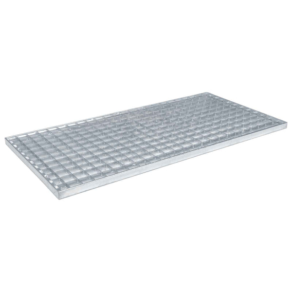 Ritilä Hopea 80 x 40 x 2 cm Kuuma-dipatut galvanisoitu teräs
