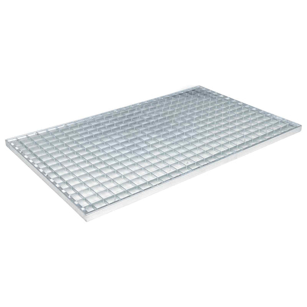 Ritilä Hopea 80 x 50 x 2 cm Kuuma-dipatut galvanisoitu teräs