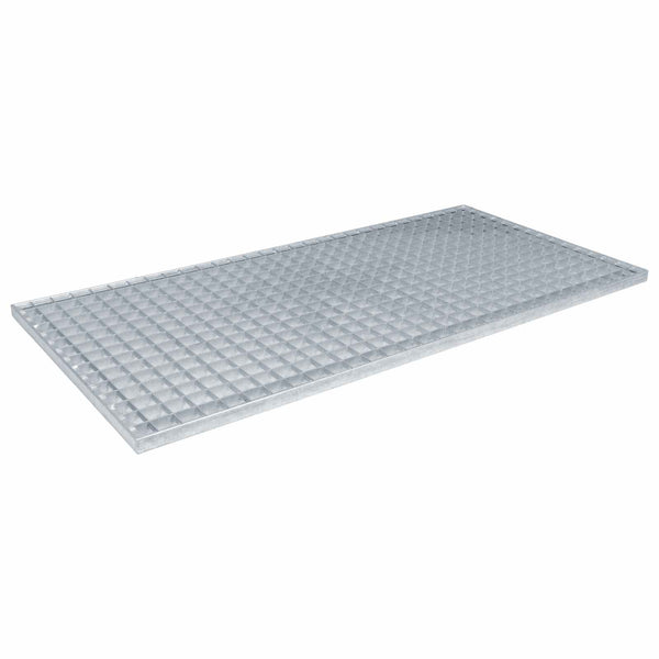 Ritilä Hopea 100 x 50 x 2 cm Kuuma-dipatut galvanisoitu teräs