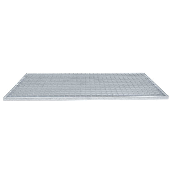 Ritilä Hopea 100 x 50 x 2 cm Kuuma-dipatut galvanisoitu teräs