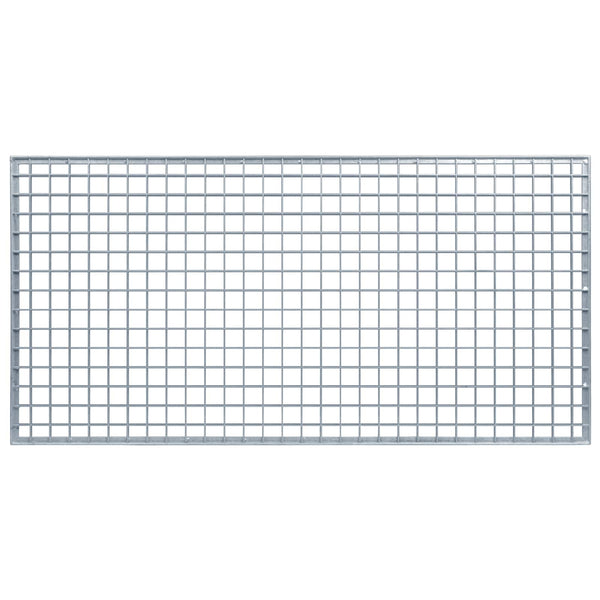 Ritilä Hopea 100 x 50 x 2 cm Kuuma-dipatut galvanisoitu teräs