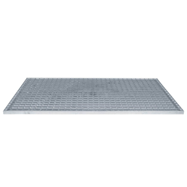 Ritilä Hopea 100 x 60 x 2 cm Kuuma-dipatut galvanisoitu teräs