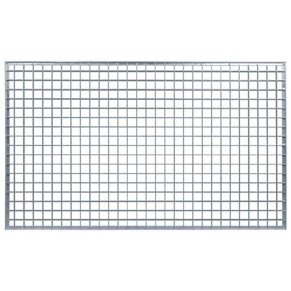 Ritilä Hopea 100 x 60 x 2 cm Kuuma-dipatut galvanisoitu teräs