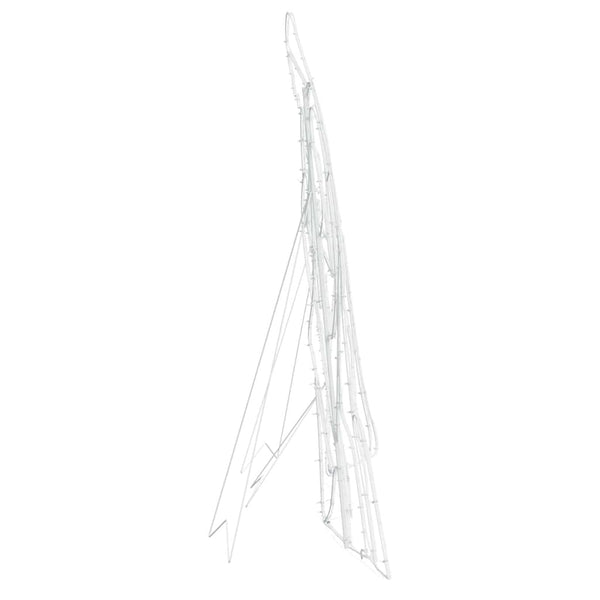 Monivärinen valoisa joulunäyttely Francina 112x72cm (550 led-valoilla)