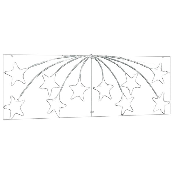 Monivärinen joulutähti Madia 180x57cm (polyvinyylikloridi)