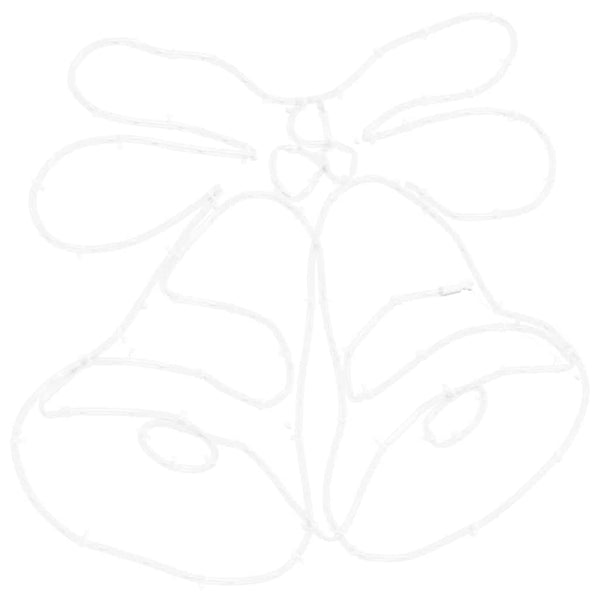Monivärinen joulukello Prohor 56x46cm (polyvinyylikloridi)