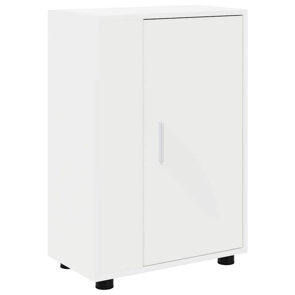 Seinäkiinnitettävä TV-tasosetti 4 kpl Valkoinen Tekninen puu