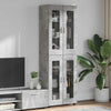 Korkea kaappi FLORIN 60 x 35 x 182 cm Betoni Harmaa