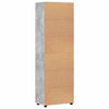 Korkea kaappi FLORIN 60 x 35 x 182 cm Betoni Harmaa