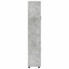 Korkea kaappi FLORIN 60 x 35 x 182 cm Betoni Harmaa