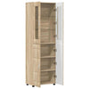 Korkea kaappi FLORIN 60 x 35 x 182 cm Sonoman tammi