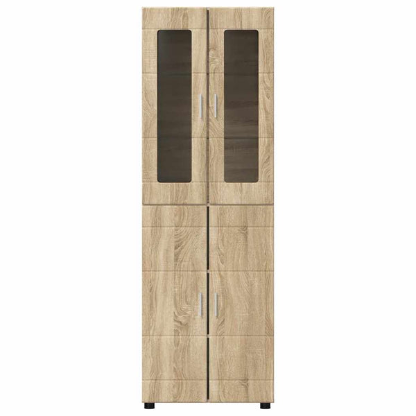 Korkea kaappi FLORIN 60 x 35 x 182 cm Sonoman tammi