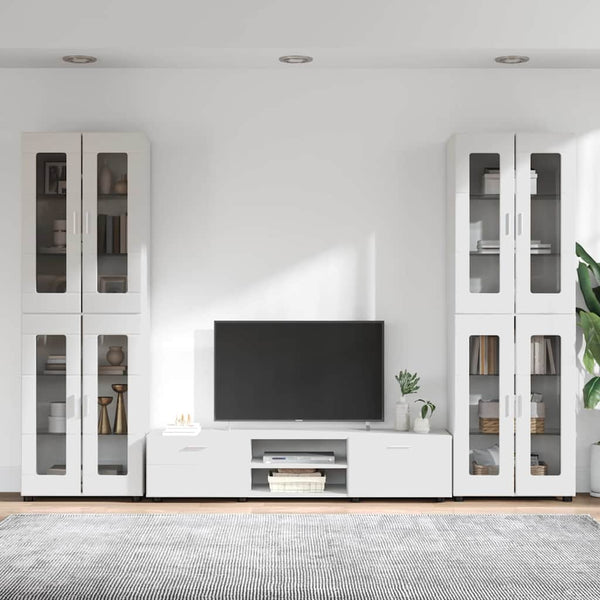TV-tasosetti FLORIN 3 kpl Korkean kiillon valkoinen
