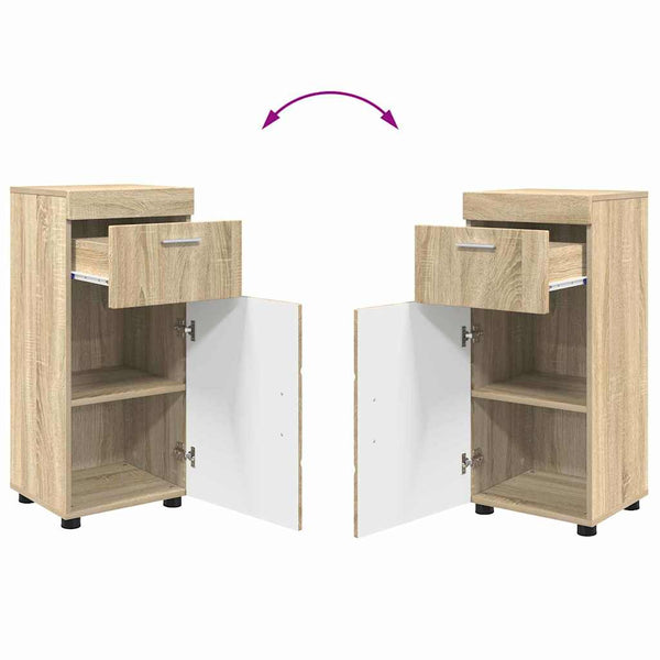 Kylpyhuonekalustesetti TULUM 4 kpl Sonoman tammi