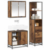 Kylpyhuonekalustesetti 3 kpl Vanha Puu 65 x 33 x 60 cm