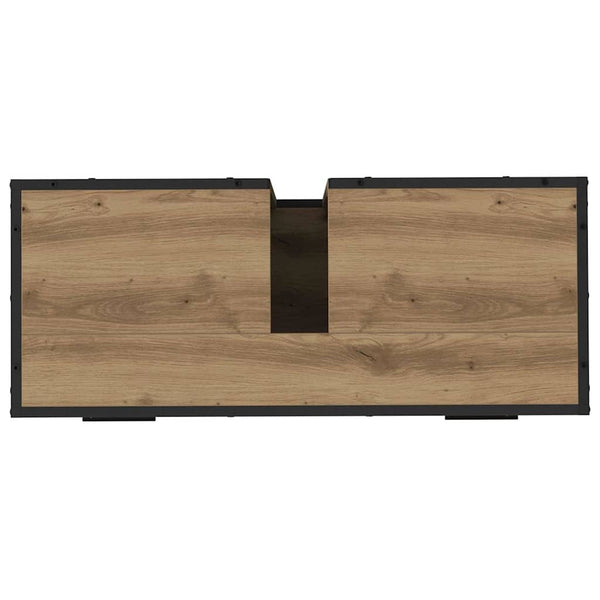 Kylpyhuonekalustesetti 2 kpl Artisan tammi 80 x 33 x 60 cm