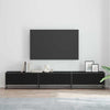 TV-kaappi Musta tammi 240 x 35 x 41 cm Tekninen puu