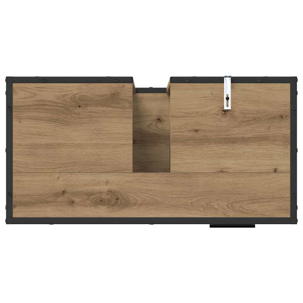 Kylpyhuonekalustesetti 4 kpl Artisan tammi 65 x 33 x 60 cm