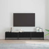TV-kaappi Musta tammi 210 x 35 x 41 cm Tekninen puu