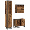 Kylpyhuonekalustesetti 3 kpl Vanha Puu 80 x 33 x 60 cm