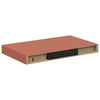 Seinähylly 2 kpl Punainen 40 x 23,5 x 3,8 cm Tekninen puu