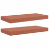 Seinähylly 2 kpl Punainen 50 x 23,5 x 3,8 cm Tekninen puu