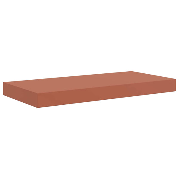 Seinähylly 2 kpl Punainen 50 x 23,5 x 3,8 cm Tekninen puu