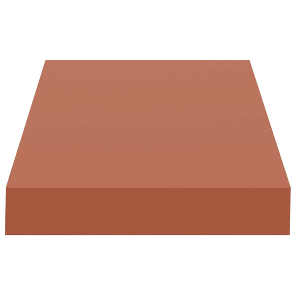 Seinähylly 2 kpl Punainen 50 x 23,5 x 3,8 cm Tekninen puu