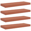 Seinähylly 4 kpl Punainen 60 x 23,5 x 3,8 cm Tekninen puu