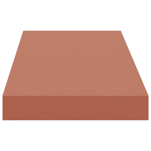 Seinähylly 2 kpl Punainen 90 x 23,5 x 3,8 cm Tekninen puu