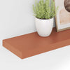 Seinähylly 4 kpl Punainen 120 x 23,5 x 3,8 cm Tekninen puu