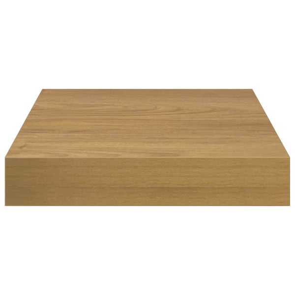 Seinähylly 2 kpl Ruskea 23 x 23,5 x 3,8 cm Tekninen puu