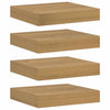 Seinähylly 4 kpl Ruskea 23 x 23,5 x 3,8 cm Tekninen puu