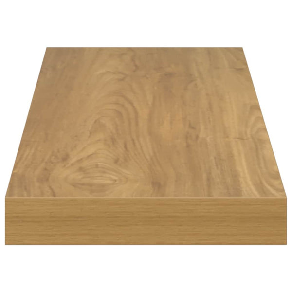 Seinähylly 2 kpl Ruskea 60 x 23,5 x 3,8 cm Tekninen puu