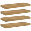 Seinähylly 4 kpl Ruskea 60 x 23,5 x 3,8 cm Tekninen puu