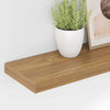Seinähylly 2 kpl Ruskea 80 x 23,5 x 3,8 cm Tekninen puu