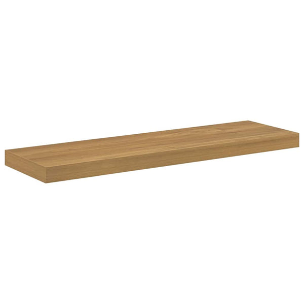 Seinähylly 2 kpl Ruskea 80 x 23,5 x 3,8 cm Tekninen puu