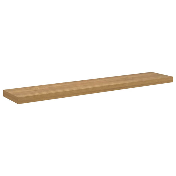 Seinähylly 2 kpl Ruskea 120 x 23,5 x 3,8 cm Tekninen puu