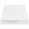 Seinähylly 4 kpl Valkoinen marmori 60 x 23,5 x 3,8 cm