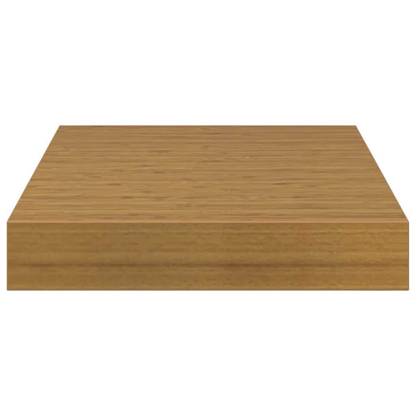 Seinähylly 2 kpl Beige 23 x 23,5 x 3,8 cm Tekninen puu