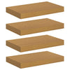 Seinähylly 4 kpl Beige 40 x 23,5 x 3,8 cm Tekninen puu