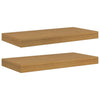 Seinähylly 2 kpl Beige 50 x 23,5 x 3,8 cm Tekninen puu